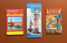 Vintage Maps, Guides for Venice, Florence, Verona / Italy