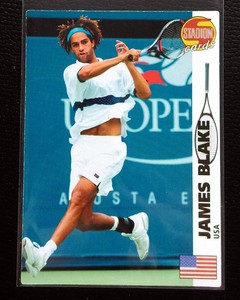 2003 James Blake Rookie Tennis Stadion World Stars Rare 1of1000