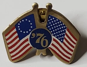 Spirit of 76 Bicentennial Flags Lapel Pin Betsy Ross - Contemporary US Flag - Picture 1 of 3
