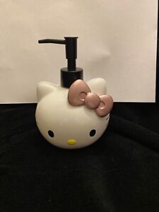 NEW SANRIO Hello Kitty Head ROSE Gold Bow Soap Dispenser/ Lotion pump