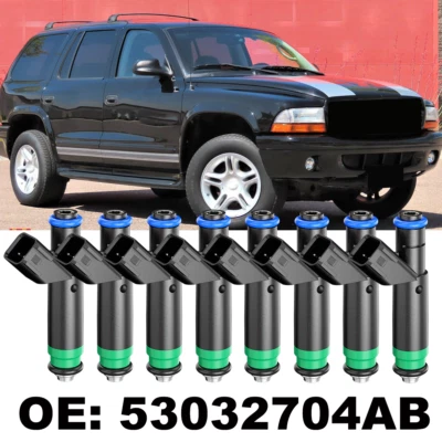  Inyector de combustible 53032704AB para Dodge Dakota Ram 1500 Durango 2004-2007 4,7 L Foto 1 de 4