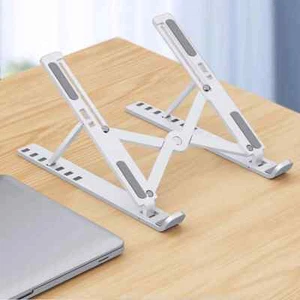Au Adjustable metal Folding Laptop Stand Notebook Bracket Portable Tablet Holder - Picture 1 of 13
