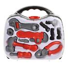 Childs DIY Tool Carry Case Construction Mechanic Role Pretend Play Toy Set