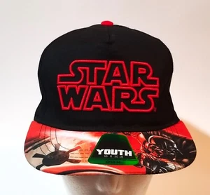 STAR WARS Logo Snap-back Youth Baseball Cap One Size Fits Most - Great Condition - Picture 1 of 5
