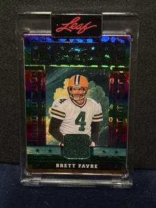 Brett Favre Game Used Jersey 2025 Leaf Glory Of The Game 03/15 Green Bay - Picture 1 of 1