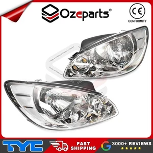 TYC Pair LH+RH Head Light Lamp For Hyundai Getz TB Series 2 Hatch 2005~2007 - Picture 1 of 6