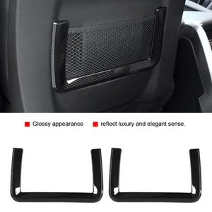 2Pcs Carbon Fiber Style Car Left Back Net Frame Trim Car For - Picture 1 of 12