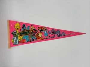 Banderín de fieltro tamaño completo Sesame Street Live Muppets de colección 12x29" - Imagen 1 de 7