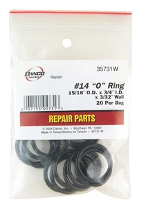 Danco 35731W Durable Rubber #14 Faucet O-Ring 3/4 I.D. x 15/16 O.D. in. - Picture 1 of 1