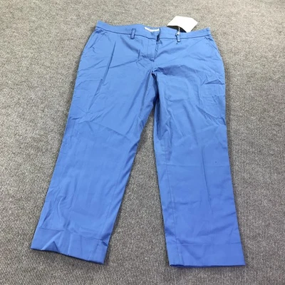 Pantalones Chinos GANT Mujer 14 Azul Laven Delgados Sólidos Frente Plano 36x31 Etiquetas Nuevas Foto 1 de 4