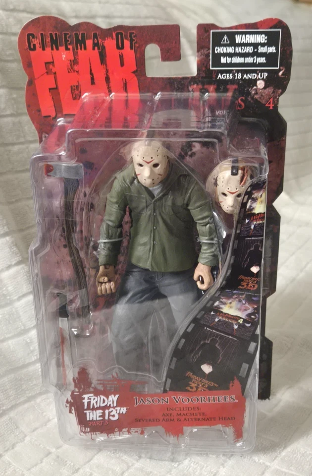 2008 Mezco Toys 电影院恐惧星期五 13 第 3 部分 JASON VOORHEES 7 英寸可动人偶 — 第 1/4 张图片