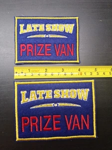 2 Late Show Prize Van Patches David Letterman - Picture 1 of 5