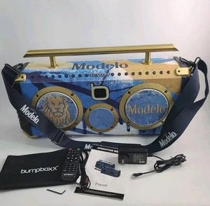 Used Limited Edition Modelo Bumpboxx Flare6 Bluetooth Boombox - Picture 1 of 8