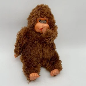 Gonga Plush Thumb Sucking Gorilla Russ Berrie 1970s Vintage Plush Collector - Picture 1 of 15