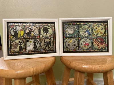 Rompecabezas de cristal arte enmarcado Kiki’s Delivery Service My Neighbor Totoro Foto 1 de 4