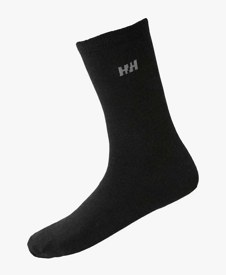 CALCETÍN DE LANA PARA TODOS LOS DÍAS 2PK HELLY HANSEN - NEGRO 42-44 Foto 1 de 1