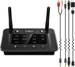 1Mii B03 Bluetooth 5.3 Nadajnik Odbiornik do telewizora Home Stereo Słuchawki BT - Zdjęcie 1 z 7