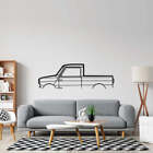 Wall Art Home Decor 3d Acrylic Metal Car Auto Poster Usa Silhouette Pickup