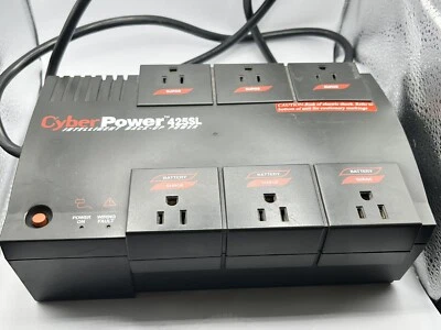 Tested Working CyberPower CPS425SL 425VA 230W 120V UPS Surge Protector - Clean - Image 1 of 4