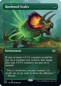 MTG - Hardened Scales - Borderless - Double Masters 2022 - NM, English Magic FLA - Bild 1 von 1