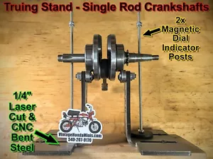 Tool - Motorcycle Dirtbike Scooter Moped Crank Crankshaft Truing Stand - Picture 1 of 5