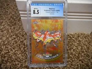 Moltres Topps Chrome cgc 8.5 NM MINT+ Pokemon card #146 Series 2 psa 2000 movie - Picture 1 of 3