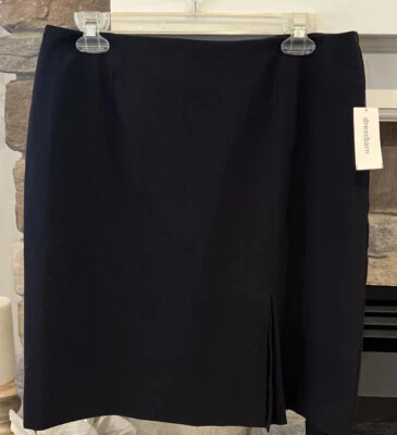 Dressbarn с подкладкой карандаш юбка карьера женщин размер 10 черный новый с Ярлыками Kick складки - Изображение 1 из 4