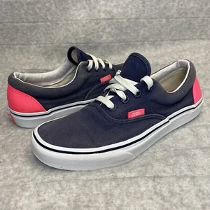 Vans Womens Blue & Pink Low Top Athletic Sneaker Shoes Size 6.5 Lace Up - Picture 1 of 9