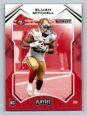 Eli Mitchell San Francisco 49ers 2021 Panini Playoff Kickoff #292 Card - Image 1 of 2
