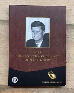 2015 Coin and Chronicles John F Kennedy Set FREE SHIPPING - Picture 1 of 5