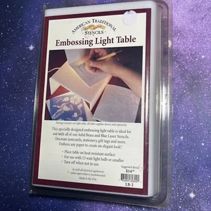 American Traditional Embossing Light Tischprägung Tracing - Bild 1 von 2