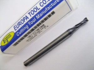 2mm CARBIDE SLOT DRILL MILL TiALN COATED 2 FLUTED EUROPA TOOL 3013230200  P359 - Picture 1 of 7
