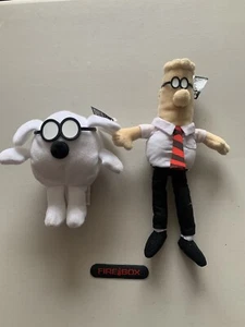Vintage 1990’s Dilbert & Dogbert Plush - Gund - New w/ Tags - Picture 1 of 8