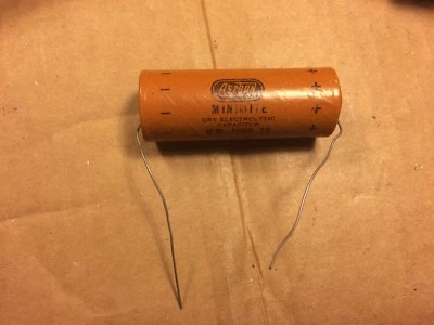 Nuevo de Lote Antiguo Condensador de Papel Amplificador de Guitarra Astron Minimite 1000 uf 15v Años 50 (Cantidad Av Foto 1 de 4