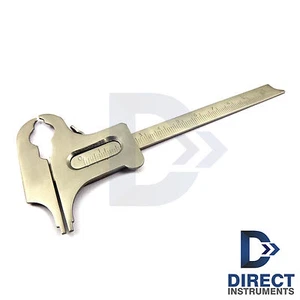 Dental Boley Guage Vernier Caliper Orthodontic Thickness Teeth Size Measuring CE - Picture 1 of 1