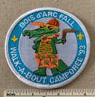 1993 BOIS D'ARC Boy Cub Scout Automne Camporee PATCH Cercle Ten 10 Council Camp BSA