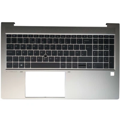 Laptop UK keyboard for HP EliteBook 850 G7 G8 855 G7 G8 Palmrest upper COVER - Image 1 of 4