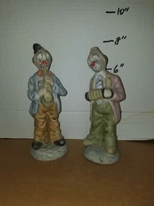 Figuren Clown Konvolut 2 Musiker Porzellan Keramik - Bild 1 von 6