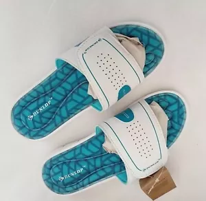Dunlop Touch Fasten Sliders Memory Foam Slip On Lightweight Sandals Size 5 - Picture 1 of 4