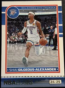 2024-25 Panini NBA Hoops Shai Gilgeous-Alexander #126 OKC Thunder Card! - Bild 1 von 2