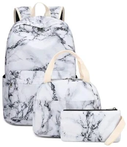 School Backpack Teens Girls Boys Kids School Book Bags with Lunch Box Pencil ... - Picture 1 of 9