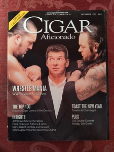 Rare CIGAR Aficionado Magazine December 1999 Vince Mcmahon Michael Chiklis - Picture 1 of 1