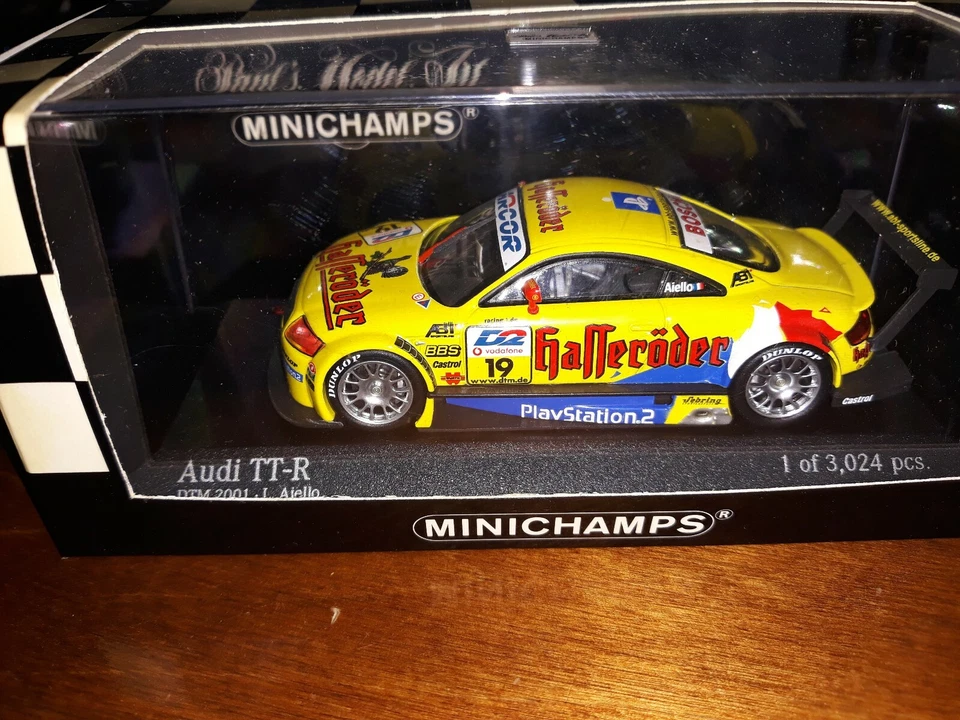 Minichamps 1/43 Audi TT-R #19 DTM 2001 L. Aiello - Immagine 1 di 1