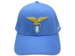 Cappello SS Lazio con Visiera Colore Celeste con Logo Aquila Articolo Ufficiale - Picture 1 of 2