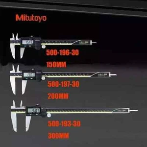Mitutoyo 500-197-30 LCD Digital Vernier Calipers 150/200/300mm Stainless Steel - Picture 1 of 12