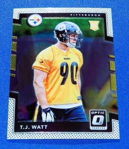 2017 Panini Donruss Optic * TJ Watt Rookie #122 ✨ Pittsburgh Steelers ✨ - Picture 1 of 2