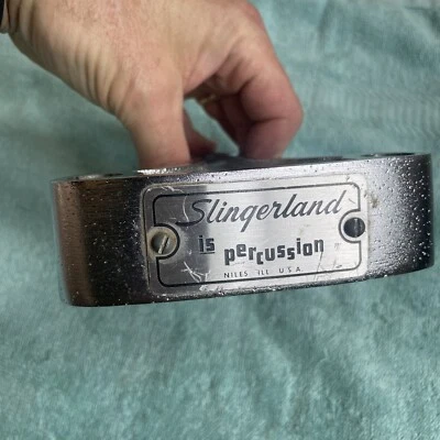 Vintage 70s Niles USA era Slingerland Double Tom Drum stand part - Image 1 of 4