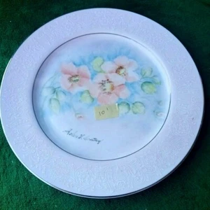 Vintage Decorative Collectible Plate Crown Victoria Lovelace Floral 10" - Imagen 1 de 4