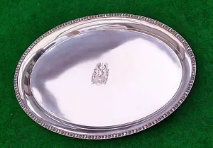 Louis Werner Hof-Juwelier Tablett Servierplatte 800 Silber Silberteller Platte - Bild 1 von 8