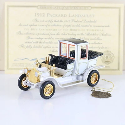 1912 Packard Landaulet White Models Of Yesteryear Matchbox 1:43 Yms04-m - Image 1 of 4